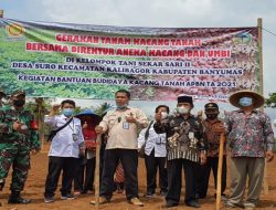 Kementan Gelar Tanam Serempak Kacang Tanah di Kabupaten Banyumas